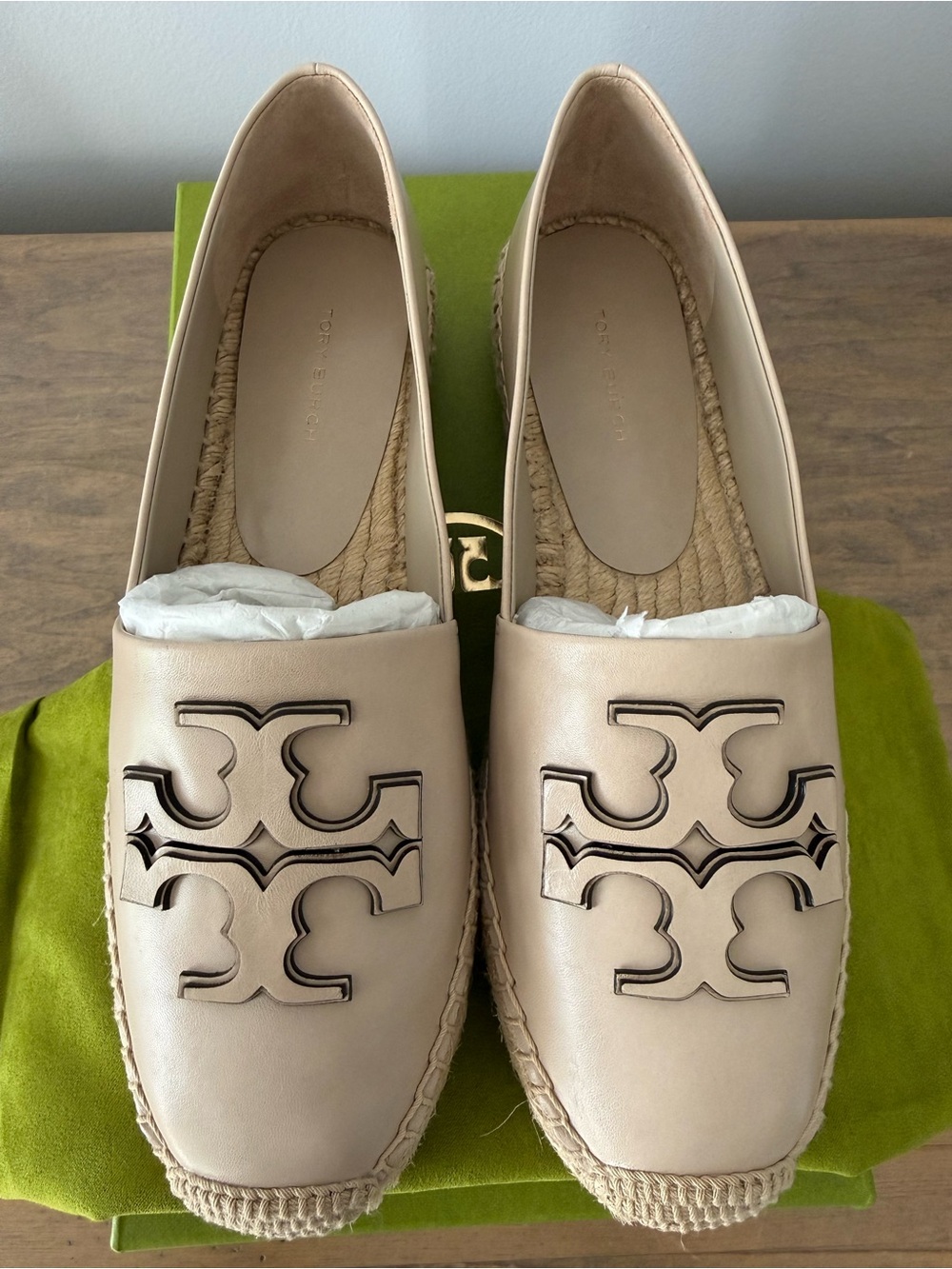 Tory Burch Leather Ines Platform Espadrille